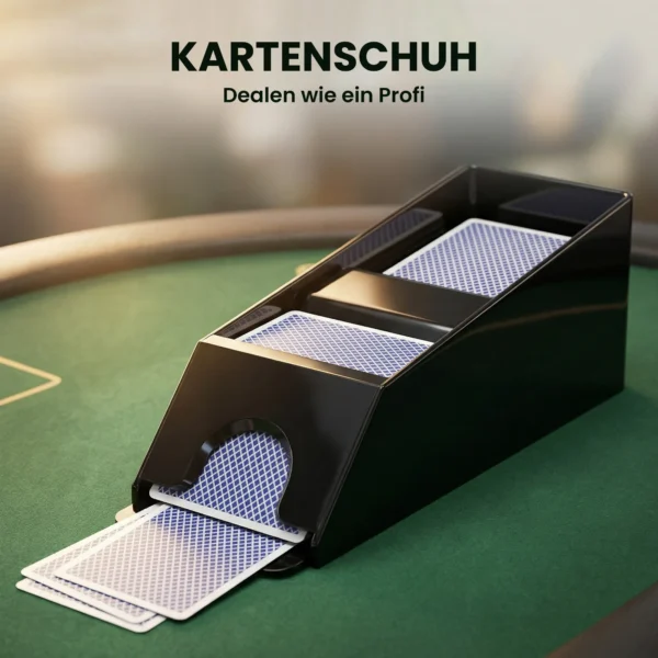 Poker Set, 500 Chips, Würfel, 2 Kartendecks, Zubehör, Koffer, Für 10 Spieler