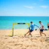 Pop Up Fußballtor Für Garten Jugendliche & Erwachsene Tragbares Outdoor Tor Mit Reißfestem Tornetz Fiberglasstangen