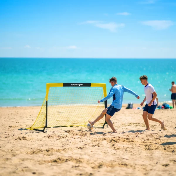 Pop Up Fußballtor Für Garten Jugendliche & Erwachsene Tragbares Outdoor Tor Mit Reißfestem Tornetz Fiberglasstangen