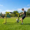 Pop Up Fußballtor Für Garten Jugendliche & Erwachsene Tragbares Outdoor Tor Mit Reißfestem Tornetz Fiberglasstangen