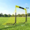 Pop Up Fußballtor Für Garten Jugendliche & Erwachsene Tragbares Outdoor Tor Mit Reißfestem Tornetz Fiberglasstangen