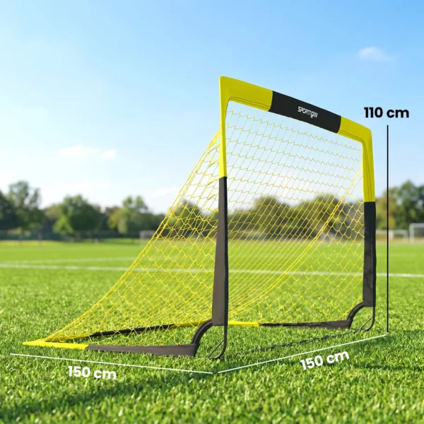 Pop Up Fußballtor Für Garten Jugendliche & Erwachsene Tragbares Outdoor Tor Mit Reißfestem Tornetz Fiberglasstangen