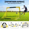 Pop Up Fußballtor Für Garten Jugendliche & Erwachsene Tragbares Outdoor Tor Mit Reißfestem Tornetz Fiberglasstangen