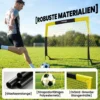 Pop Up Fußballtor Für Garten Jugendliche & Erwachsene Tragbares Outdoor Tor Mit Reißfestem Tornetz Fiberglasstangen