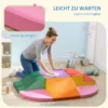 Schuim Bouwstenen 6 delig. Zachte Modulaire Kinder Bouwstenenset Met Kunstleer Look Voor Kinderen 1 3 Jaar Kleurrijk
