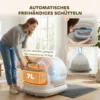 Selbstreinigende Katzentoilette, XL 72L Katzenklo Selbstreinigend Mit HD Kamera, App Steuerung Müllbeutel, Für 1 12 Kg