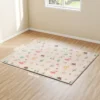 Spielmatte Baby Faltbar Kinder 176,5 X 148 Cm Doppelseitige Krabbelmatte Mit Alphabet Und Tiermotiv Muster