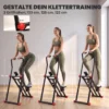 Thuis Trapstepper, Inklapbare Vertical Climber Met 3 Weerstandsniveaus, Verstelbaar Stuur En LCD monitor