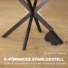 Uitschuifbare Eettafel Voor 4 6 Personen, Keukentafel In Industriële Stijl Met Spinnenpoot, Grijs