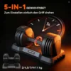 Verstelbare Dumbbell Set, 11 Kg Dumbbells Met Snelle Aanpassing Opbergvak, Antislip Handvat, Ruimtebesparend