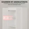 Voorraadkast 175 Cm Met Opbergruimte, Keukenkast Met Soft close Deuren En Verstelbare Legplanken, Wit