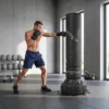 Vrijstaande Bokszak 180 Cm Met Zuignap Vulbare Basis, Schokabsorberende Handschoenen Boxing Trainer