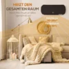 Wandmontage Verwarmingstoestel 2000W Met Afstandsbediening 2 Verwarmingsmodi LED display 12u Timer Voor Badkamer
