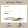 Wandspiegel, 40 X 60 Cm, Dekorativer Hängespiegel, Einfache Montage, Inkl. Schrauben