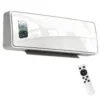 Wandverwarming 2000W Keramische Wandverwarming Met 3 Modi, LED Display, Verstelbare Thermostaat, 24U Timer Wit