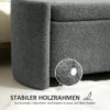 Zitbank Met Opbergruimte, Halbank, Schoenenbank, Gestoffeerd, 105 Cm X 44 Cm X 45,5 Cm. Grijs