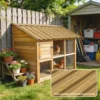 12 Stuks Trapeziumplaat 129x45cm 7m² Verzinkt Dakplaat 0,25 Mm Weerbestendig Profielplaat Natuurhout