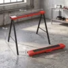 2 delige Set Werkbank, Ambachtelijke Standaard, Tot 250 Kg Belastbaar, Metaal, Rood
