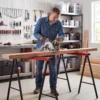 2 delige Set Werkbank, Ambachtelijke Standaard, Tot 250 Kg Belastbaar, Metaal, Rood