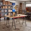 2 delige Set Werkbank, Ambachtelijke Standaard, Tot 250 Kg Belastbaar, Metaal, Rood