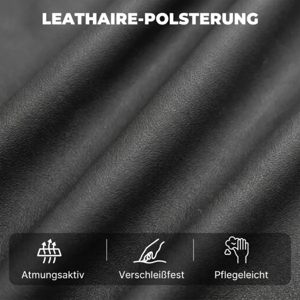 2 zits Elektrische Relaxbank Van Leathaire Met Massage En Verwarmingsfunctie, 2 Afstandsbedieningen, USB /USB C aansluitingen