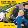 24 V Elektrische Go Kart Voor Kinderen Tot 18 Km/u Go kart Met Drift Functie, Drift Kart Met 2 Motoren Verstelbare Zitplaats Wit