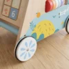3 in 1 Baby Loopwagen Loopondersteuning Met Afneembaar Dubbelzijdig Activiteitenbord, Tas En Wielen Voor 1 3 Jaar