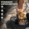 3 in 1 Glijauto Met Duwstang Mercedes Benz Glijvoertuig Met Stuurwiel Claxon Muziek Dak Opbergruimte Onder De Zitting Zwart