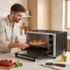 46 L Mini oven Met Draaispit, Convectie, Temperatuurregeling En Timer, 1800 W, Zwart