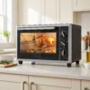 46 L Mini oven Met Draaispit, Convectie, Temperatuurregeling En Timer, 1800 W, Zwart
