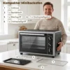 46 L Mini oven Met Draaispit, Convectie, Temperatuurregeling En Timer, 1800 W, Zwart