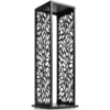 Aminhoutrek 38 X 38 X 112cm Verhoogd Brandhoutrek Met 4 Haken Decoratieve Uitsparingen Tot 100 Kg Staal
