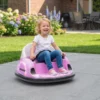 Autoscooter, 360° Rotatie, 2 Km/u Snelheid, Veiligheidsgordel, LED Lichten, Muziek En Toeter, Roze