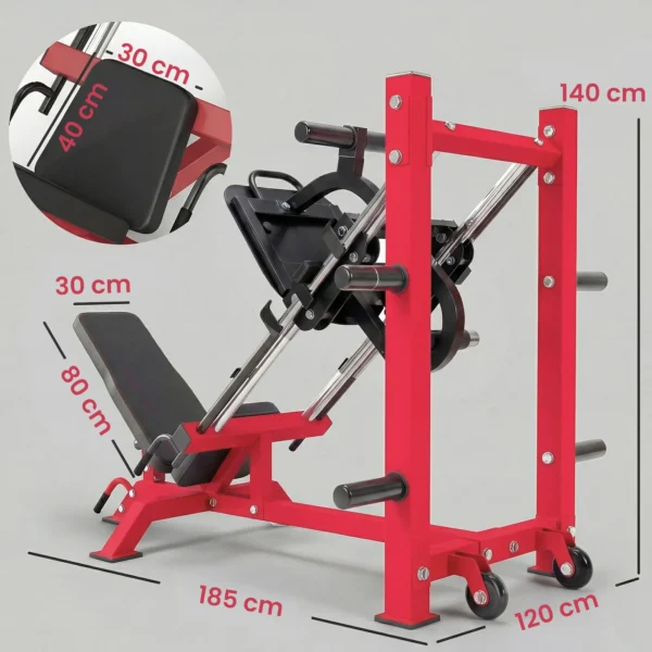 Beinpresse Thuis Training Been Training Krachttraining Onderlichaam Quadriceps Bilspieren Dij Fitnessapparaat
