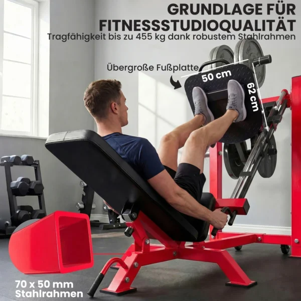 Beinpresse Thuis Training Been Training Krachttraining Onderlichaam Quadriceps Bilspieren Dij Fitnessapparaat
