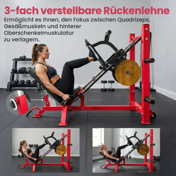 Beinpresse Thuis Training Been Training Krachttraining Onderlichaam Quadriceps Bilspieren Dij Fitnessapparaat