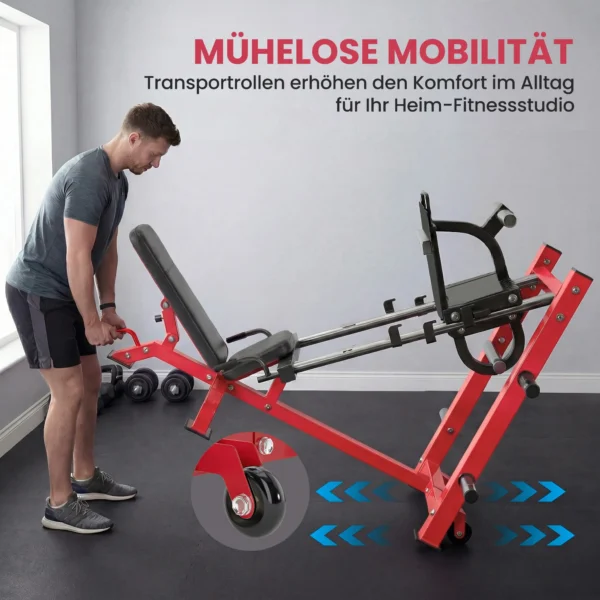 Beinpresse Thuis Training Been Training Krachttraining Onderlichaam Quadriceps Bilspieren Dij Fitnessapparaat