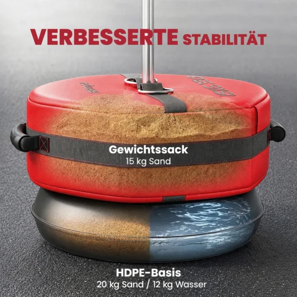 Bokszak Met Standaard, 125 145 Cm In Hoogte Verstelbaar Boksset, Vrijstaande Speedball Met Handschoenen En Luchtpomp