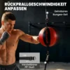 Boxframe Dubbelzijdig Bokstraining Met Bungee Koord Verstelbare Touwgesp Clip on Montage