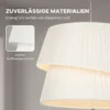 Elegante Hanglamp Met Dubbele Kap, In Hoogte Verstelbaar, Voor Woonkamer, Wit