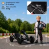 Elektrische Go Kart Voor Kinderen 12V Go kart Met 2 Motoren, 4 voudig Verstelbare Stoel Zachte Start EVA Wielen LED Koplampen