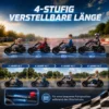 Elektrische Go Kart Voor Kinderen 12V Go kart Met 2 Motoren, 4 voudig Verstelbare Stoel Zachte Start EVA Wielen LED Koplampen