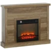 Elektrische Haard, 3D Vlam Effect, 3 Instellingen, Timer, Afstandsbediening, Natuurhout