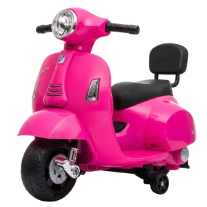 Elektrische Motorfiets Kinderen Mini Vespa GTS 6V Elektrische Motorfiets Met Lithium Batterij Ergonomische Stoel Rugleuning 1,5 3 Jaar