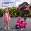 Elektrische Motorfiets Kinderen Mini Vespa GTS 6V Elektrische Motorfiets Met Lithium Batterij Ergonomische Stoel Rugleuning 1,5 3 Jaar