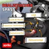Elektrische Motorfiets Voor Kinderen 12 V Met 2 Motoren, Stabilisatiewielen, Schokdempers, 13 Inch Wielen, Muziek, USB