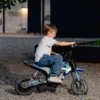 Elektrische Motorfiets Voor Kinderen 24 V Kinder Motocross Met 250W Motor 7Ah Batterij Achterwielophanging Schijfrem 16km/u 8–12 Jaar