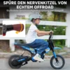 Elektrische Motorfiets Voor Kinderen 24 V Kinder Motocross Met 250W Motor 7Ah Batterij Achterwielophanging Schijfrem 16km/u 8–12 Jaar