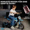 Elektrische Motorfiets Voor Kinderen 24 V Kinder Motocross Met 250W Motor 7Ah Batterij Achterwielophanging Schijfrem 16km/u 8–12 Jaar
