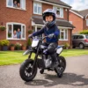 Elektrische Motorfiets Voor Kinderen HONDA CRF 450R 12V Kinder Motocross Met 35W Motor Lithium Batterij Achterwielophanging 12 Inch Wielen